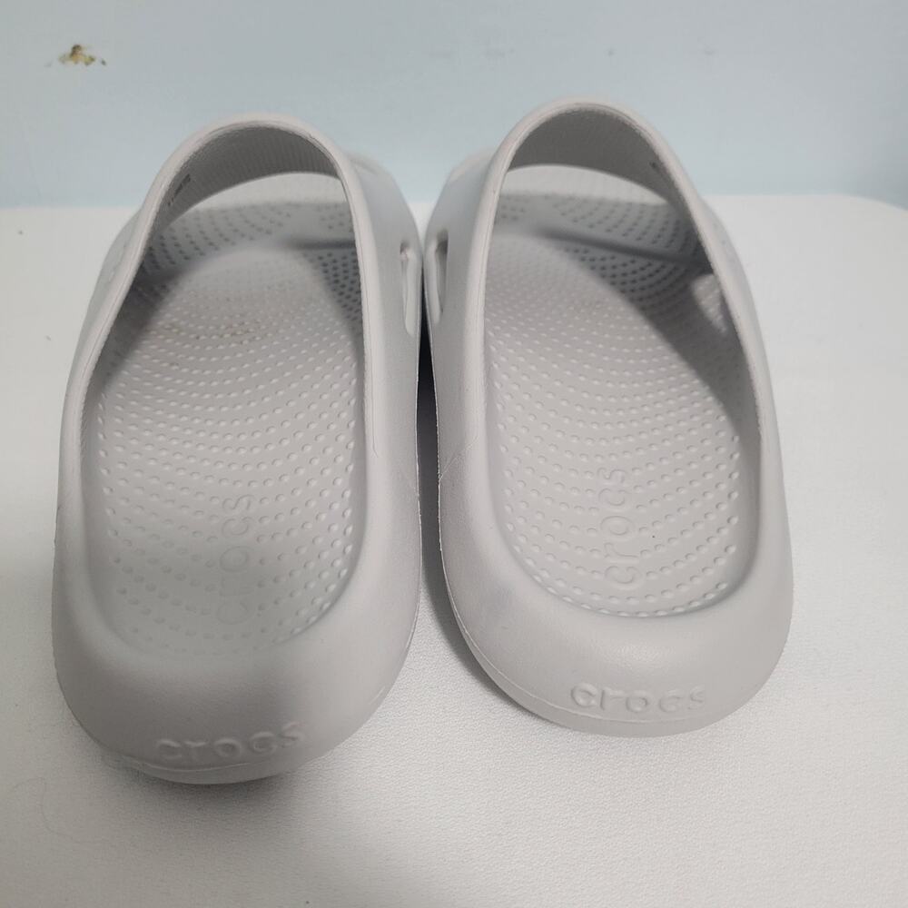 Crocs Mellow Recovery Gray Slides Comfort Shoes Size W=9/M=7 41726-2894 - Picture 3 of 7